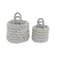 CosmoLiving by Cosmopolitan Gray Polyester Coastal Storage Basket Set